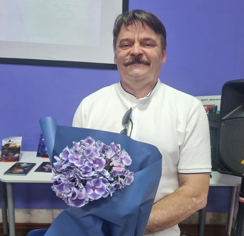 Довольная физиономия автора канала едва уместилась в кадр. (фото Ирины Медведевой)