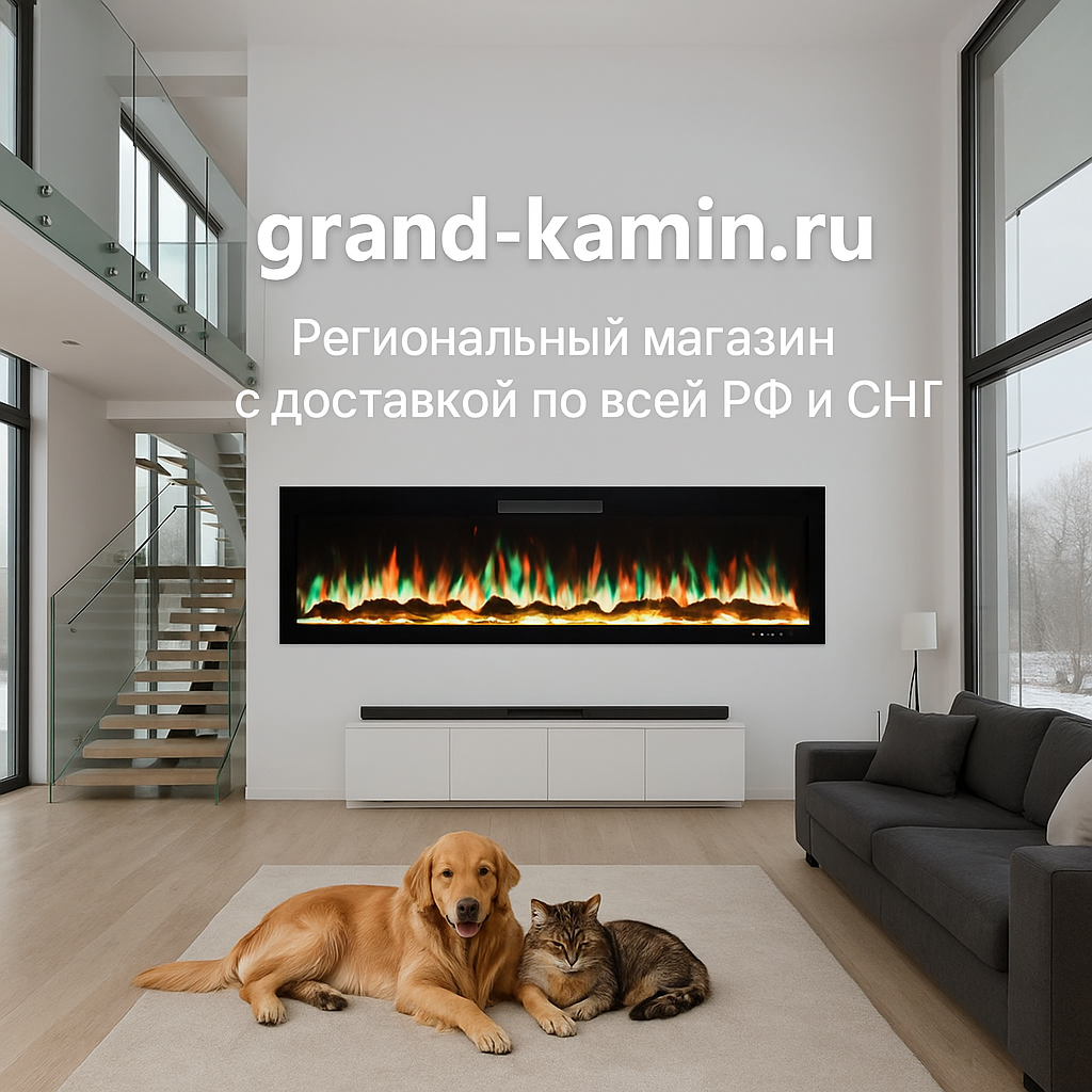    Электрический камин Diamond-S 60: как создать уют и стиль в вашем доме с помощью LED-подсветки и звуковых эффектов Kamin