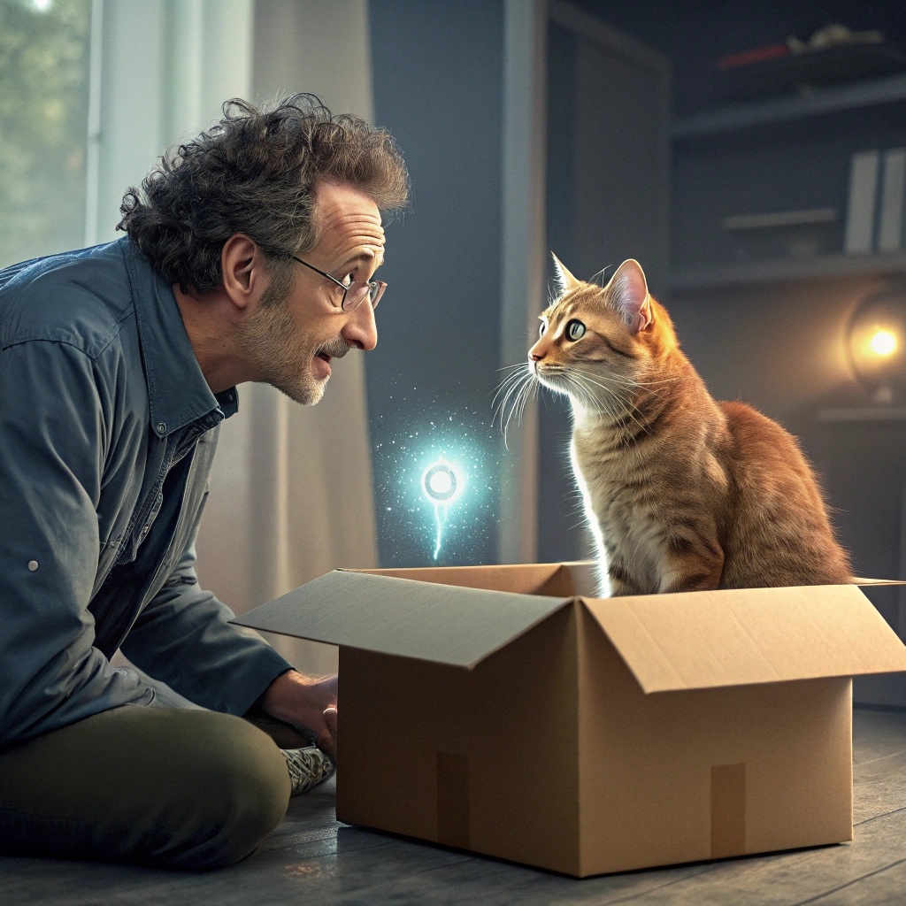 Кот Шрёдингера и мы: кто тут настоящий квант?