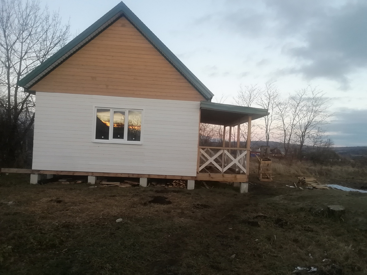 Дом 6x6м полуторный