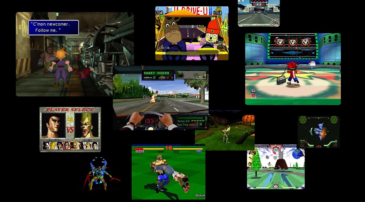 Вот так выглядели игры на PlayStation 1