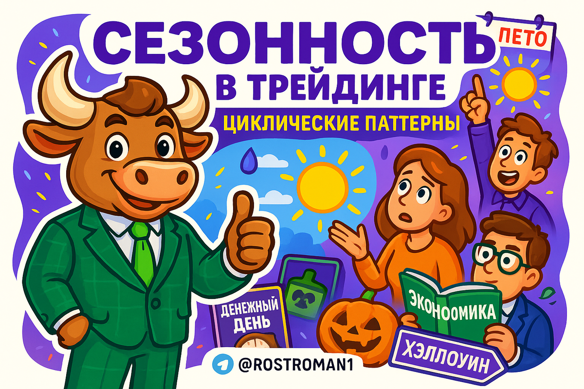    Сезонность в трейдинге: как сезонные паттерны превращаются в ловушку для 90% трейдеров РоСТ | Роман о Системном Трейдинге