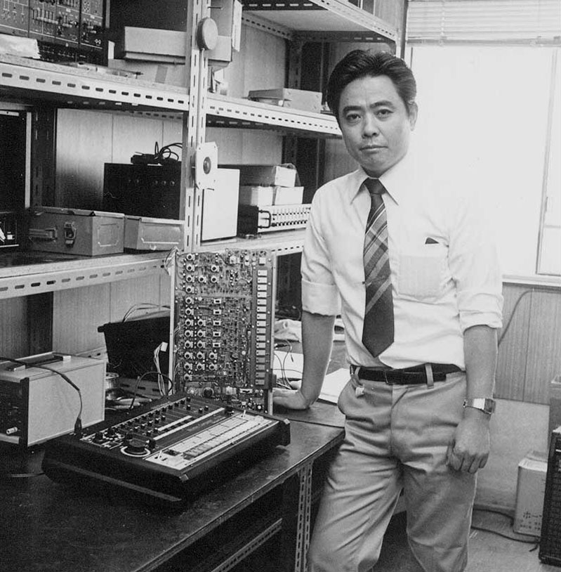 Tadao Kikumoto, Roland engineer, creator of the iconic TB-303 Bass Line and TR-909 drum machine.