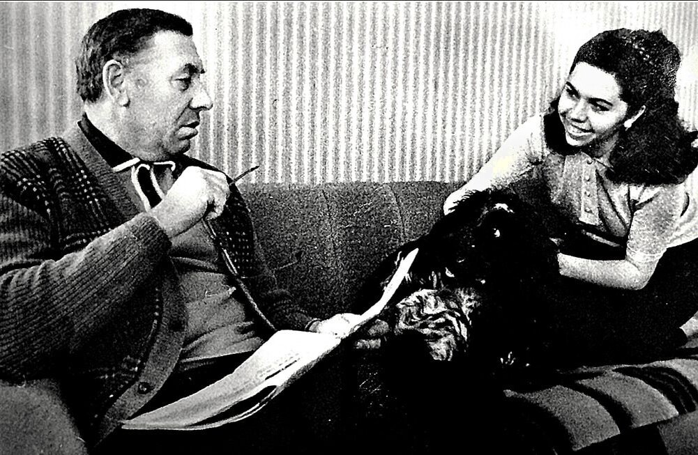 Елена Папанова с отцом