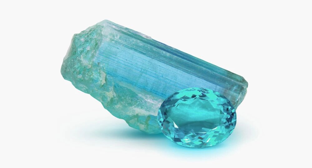 Турмалин Параиба или из Параибы, но не совсем турмалин?