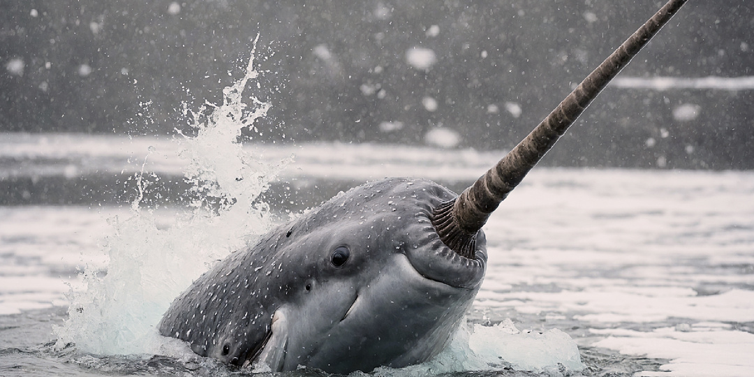 Нарвал — морской единорог: что скрывает самый загадочный кит Арктики