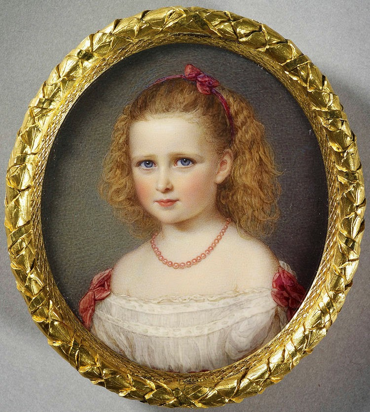 Реджинальд Истон. Принцесса Елизавета Александра Луиза Алиса Дармштадт-Гессенская. 1868 год.