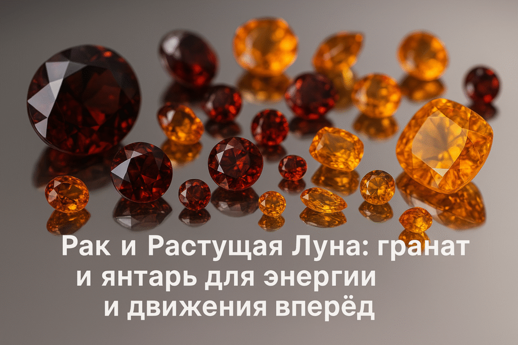    рак_и_растущая_луна_гранат_и_янтарь_для_энергии_и_движения_вперёд Гороскоп Голосом