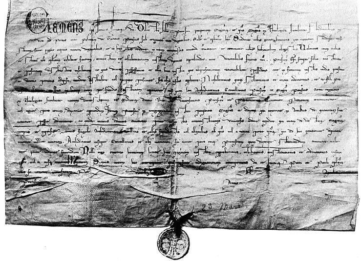 Указ Людовика Святого об основании Сорбонны. 1257