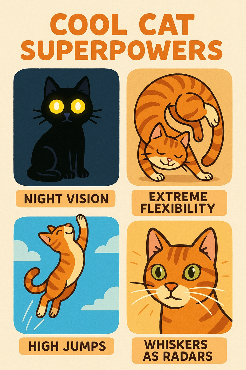 Удивительные способности домашних кошек