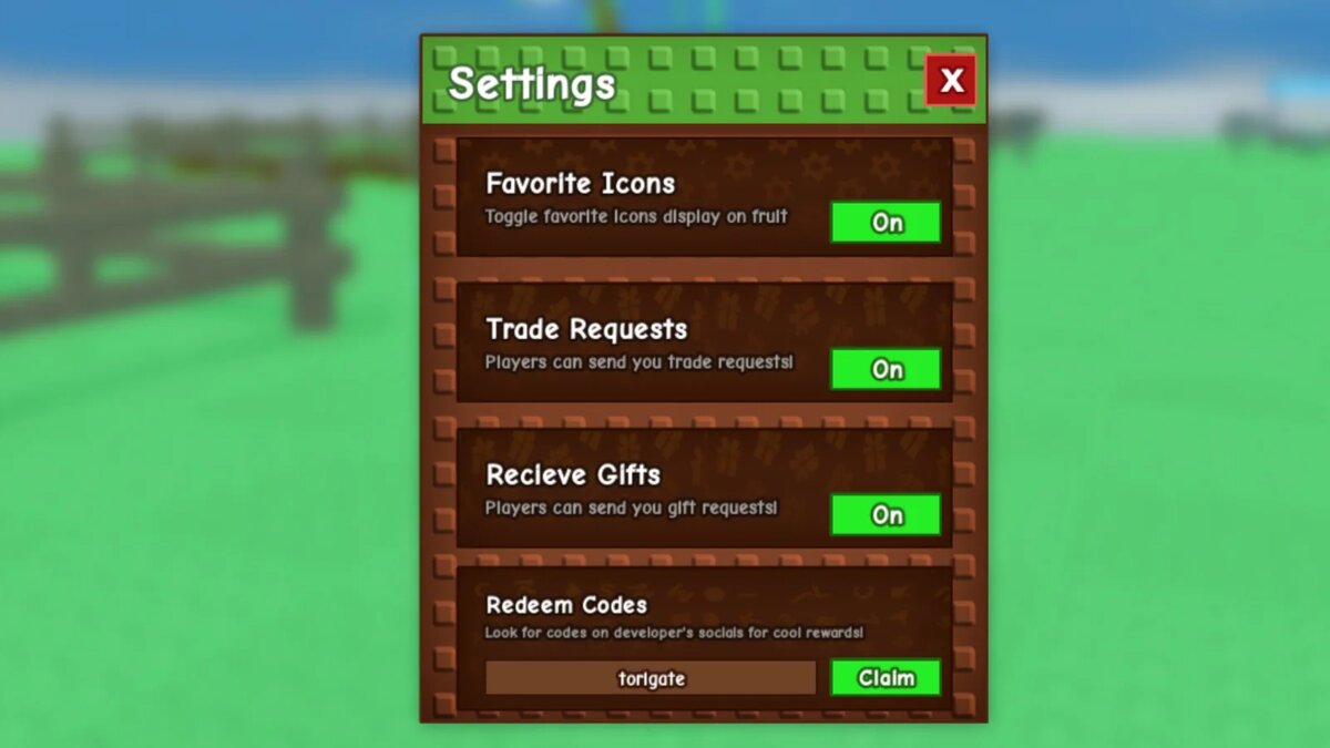    Как активировать коды в Grow a Garden