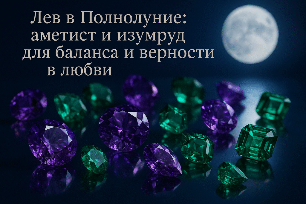    лев-в-полнолунии-аметист-и-изумруд-для-баланса-и-верности-в-любви Гороскоп Голосом