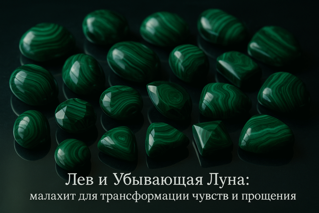    Лев_и_Убывающая_Луна_малахит_для_трансформации_чувств_и_прощения Гороскоп Голосом