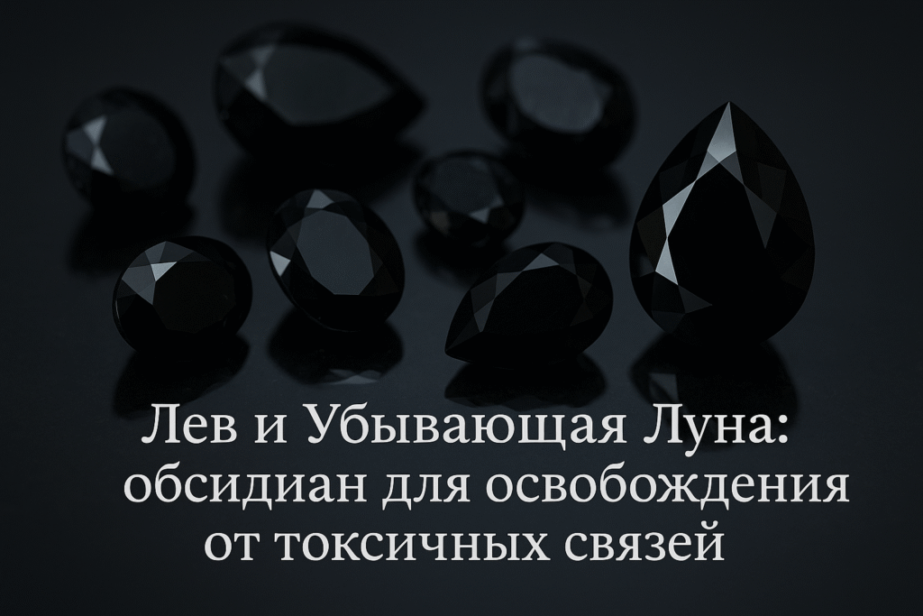    лев_и_убывающая_луна_обсидиан_освобождение_от_токсичных_связей Гороскоп Голосом