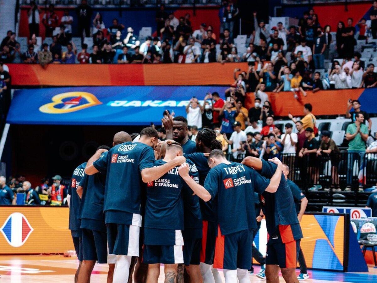    Баскетболисты сборной Франции на чемпионате мира 2023 года© пресс-служба сборной Франции по баскетболу