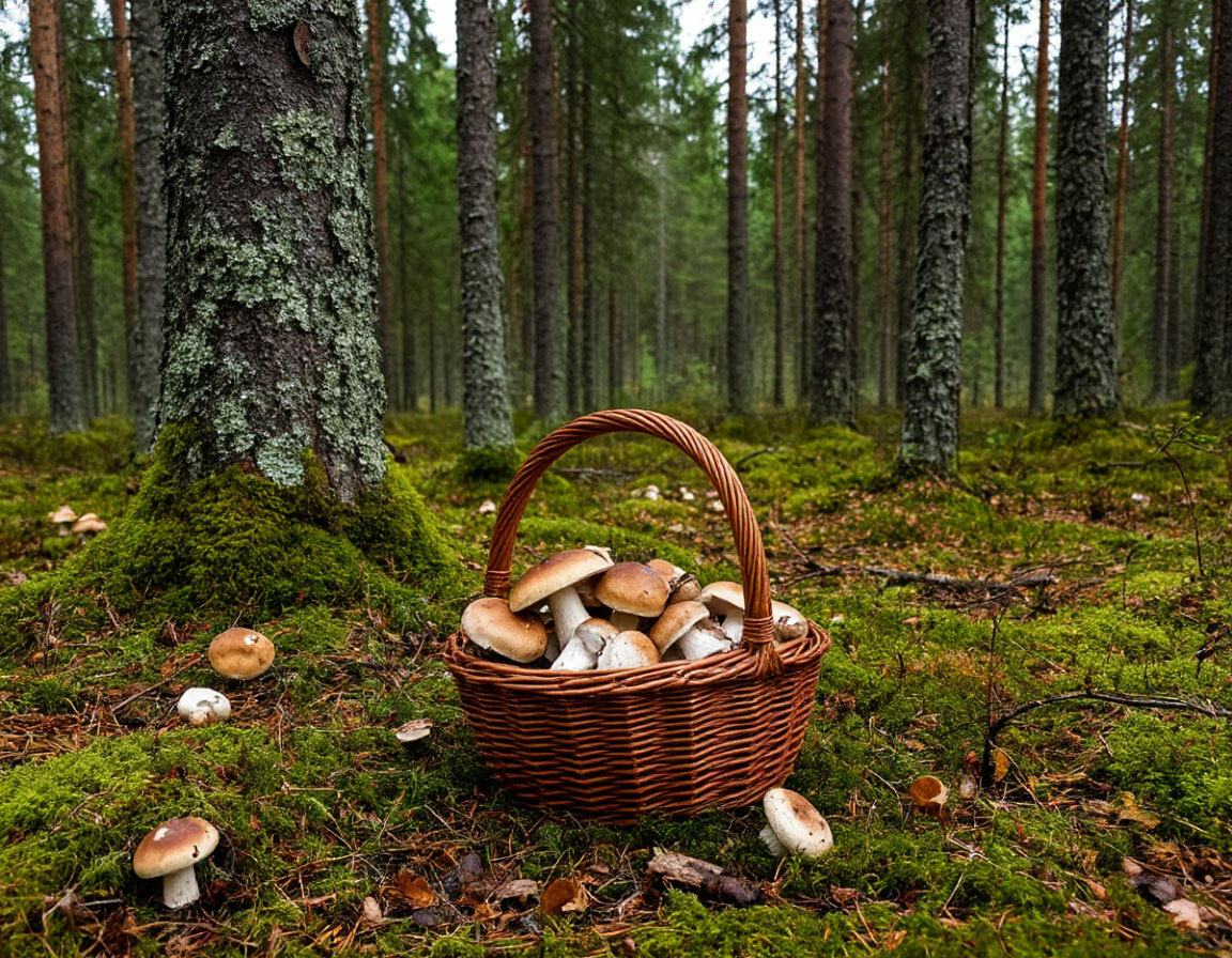 Отправляемся за грибами в лес! Картинка - ожидание, но какой же будет реальность?