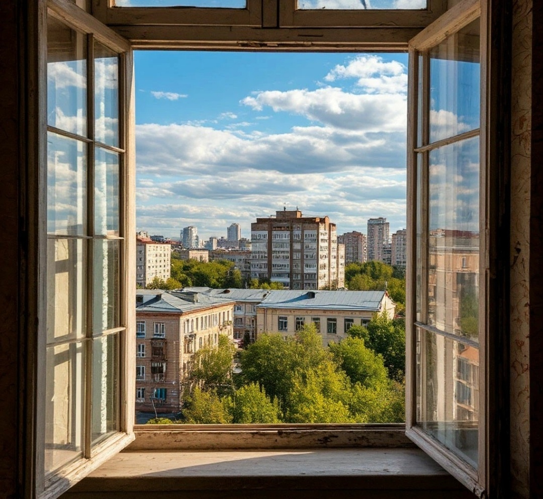 Вид на город