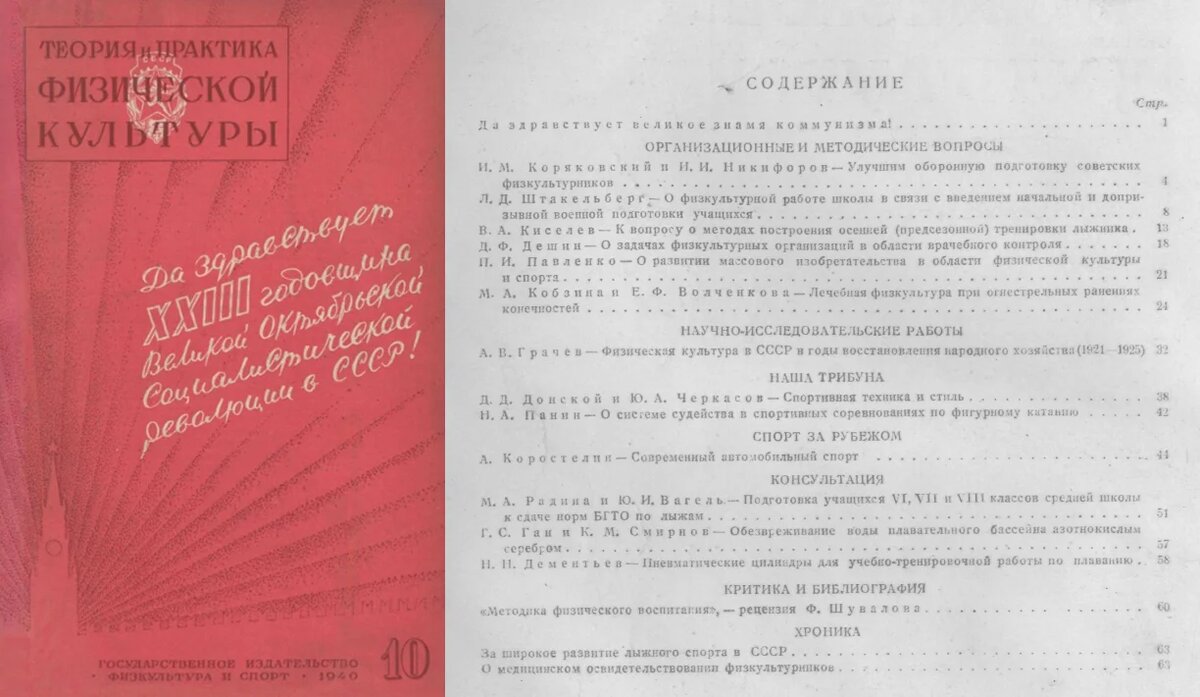 Изображения из журнала за 1940 год