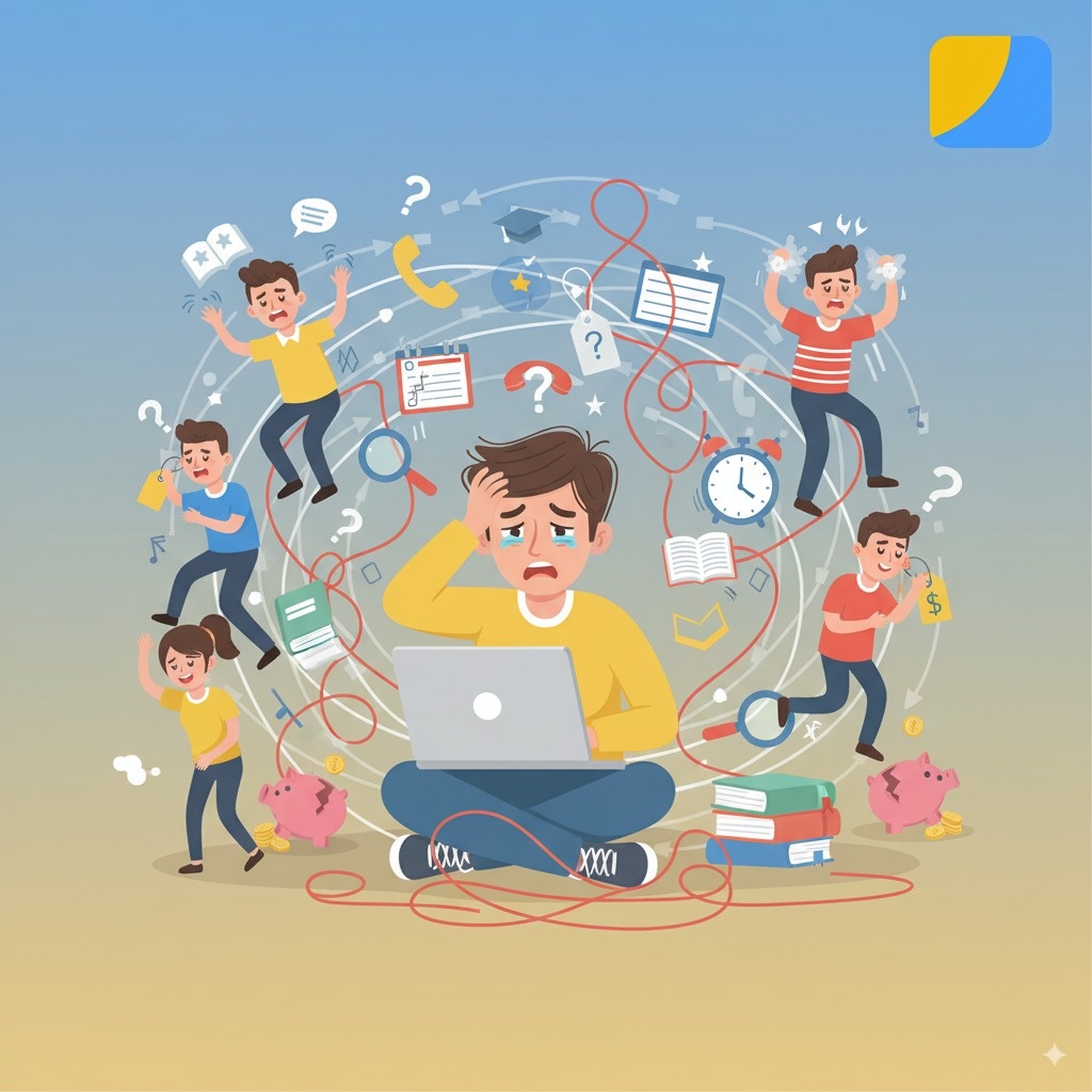 Так ощущается поиск репетитора в последние месяцы перед экзаменом