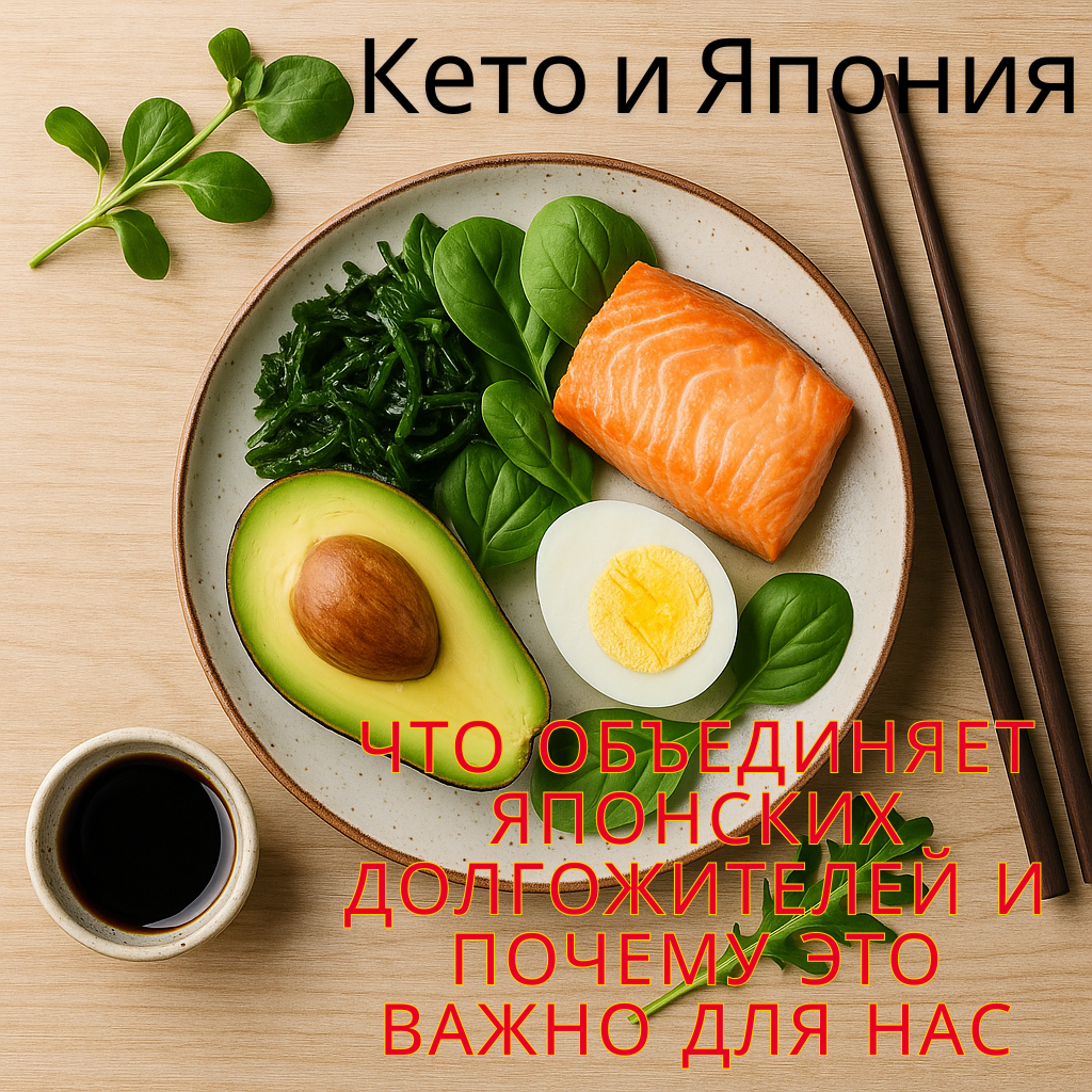 Что общего у кето и японских долгожителей? Намного больше, чем кажется: меньше сахара, правильные жиры и уважение к еде.