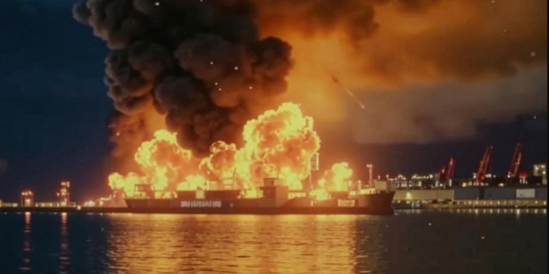 В Одесской области дроны РФ ударили по судну с грузом для ГУР Украины