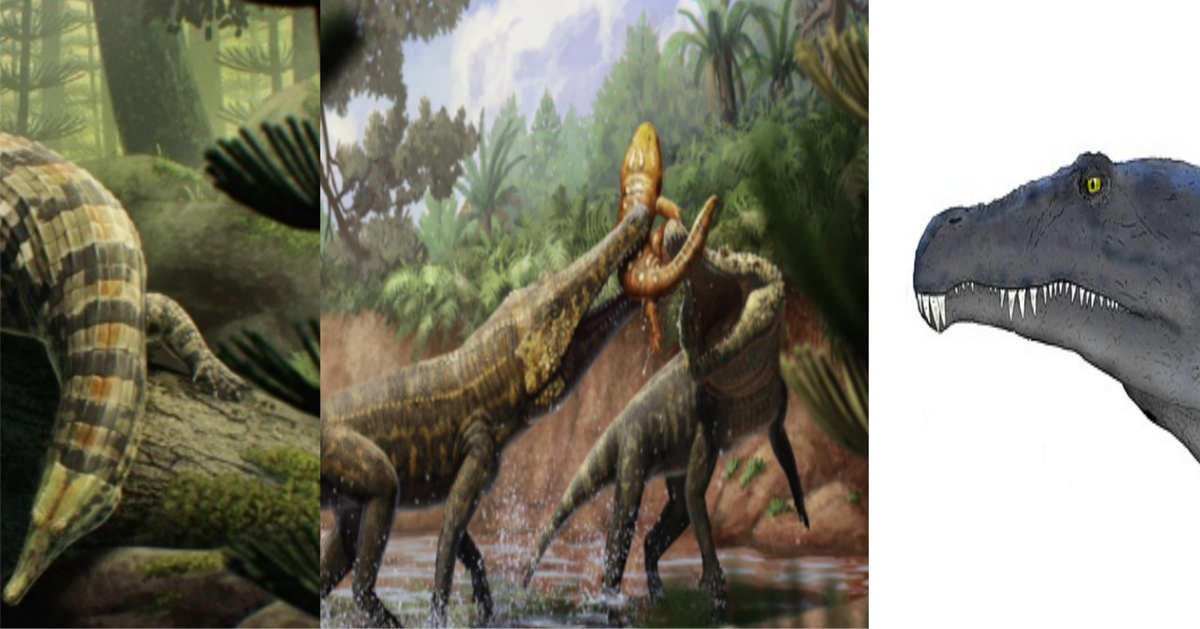 Архозаврообразные позднего триаса.