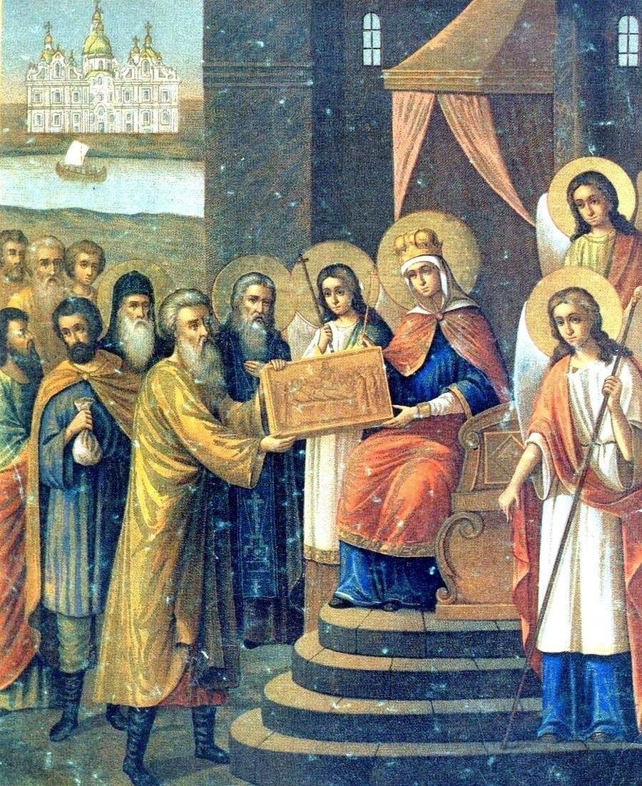 Явление Божией Матери зодчим во Влахернской церкви