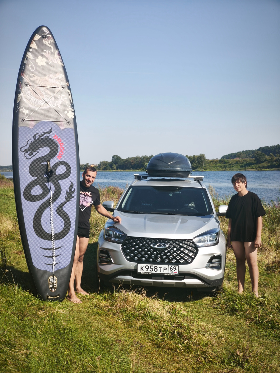С сыном у незаменимого Chery Tiggo 4 Pro.