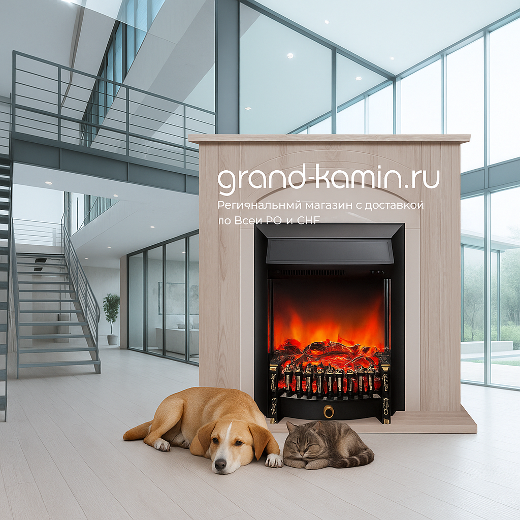    Как электрический камин Hanna + Fobos преобразит ваш дом: уют, стиль и безопасность в одном решении Kamin