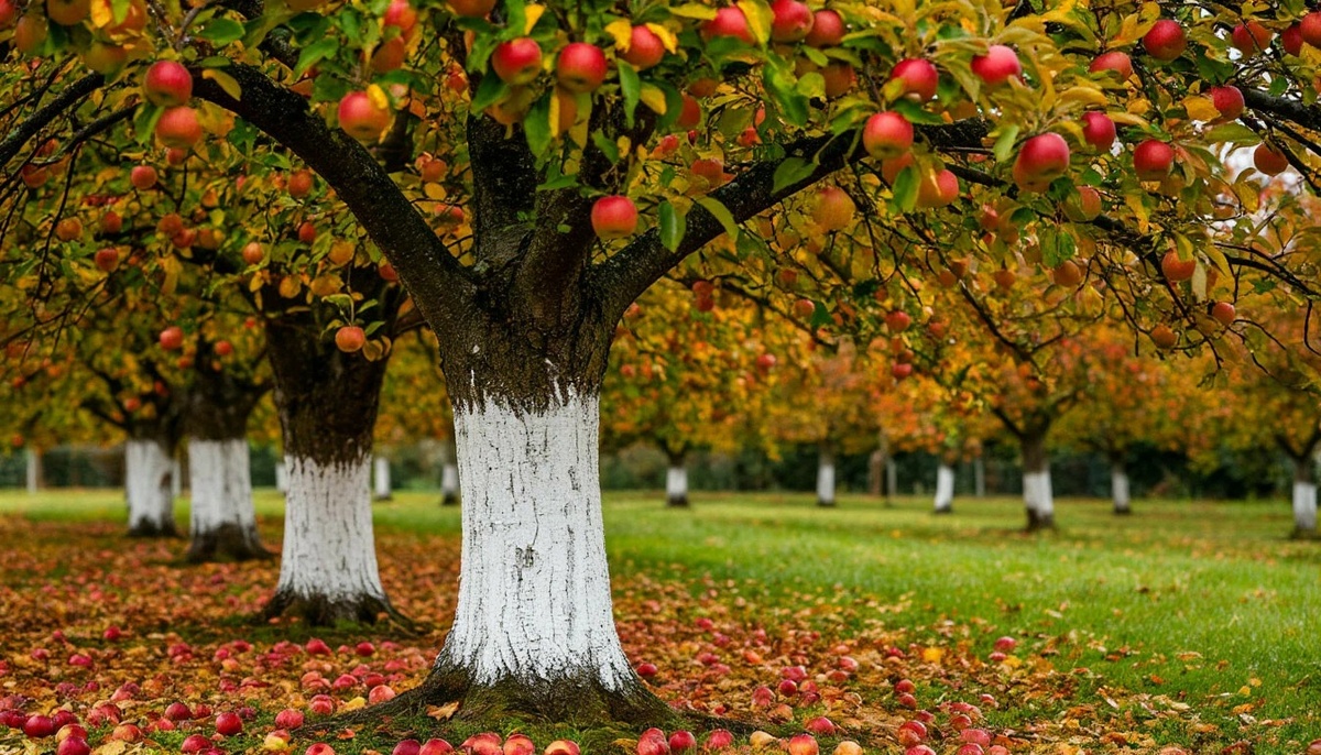  Зачем деревья в саду красят в белый цвет? И почему это нужно делать не только весной