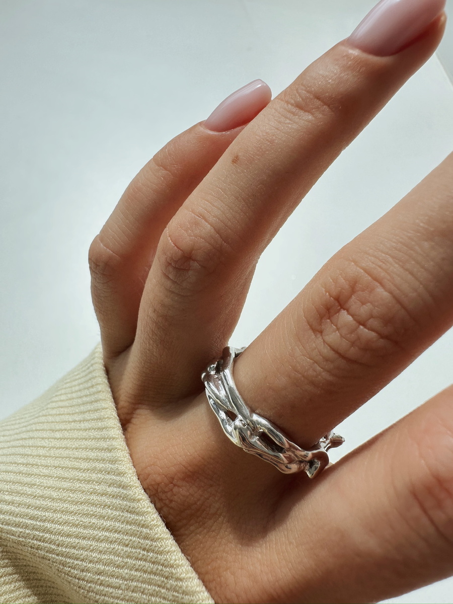 Серебряное кольцо-корни «Васюганские болота»