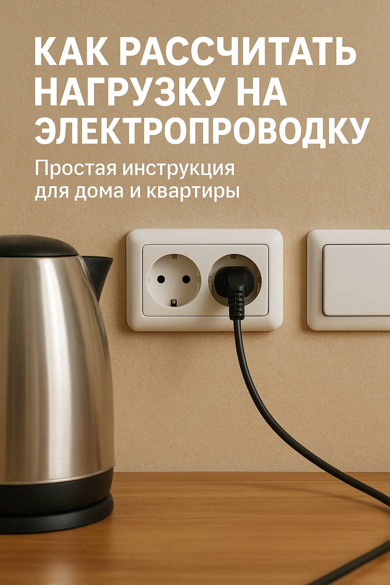 Простой расчёт нагрузки на проводку. Услуги электрика Орск. ТехСовет56
