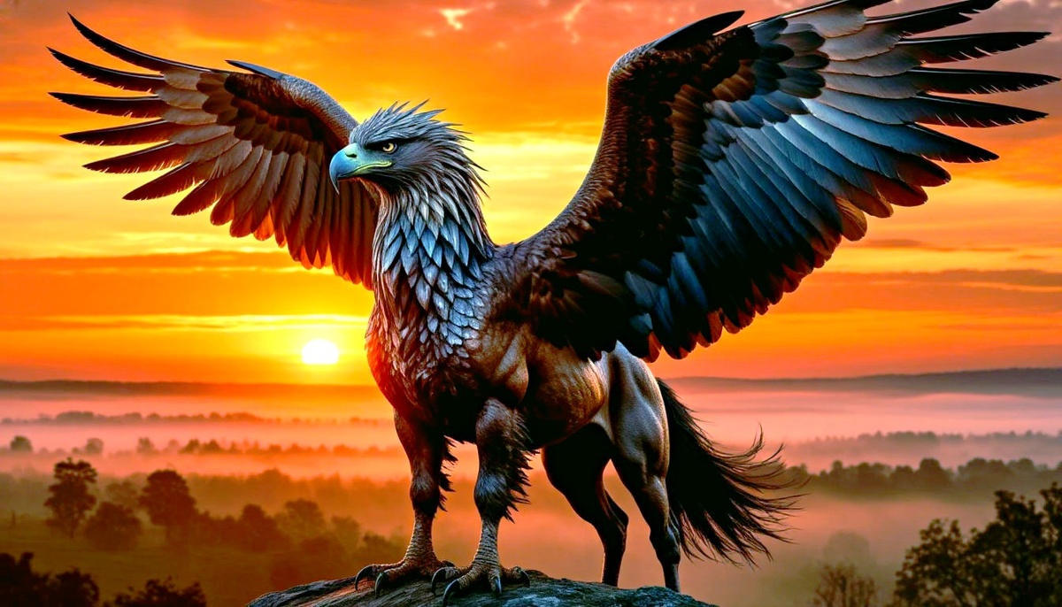 И он придумал гиппогрифа.