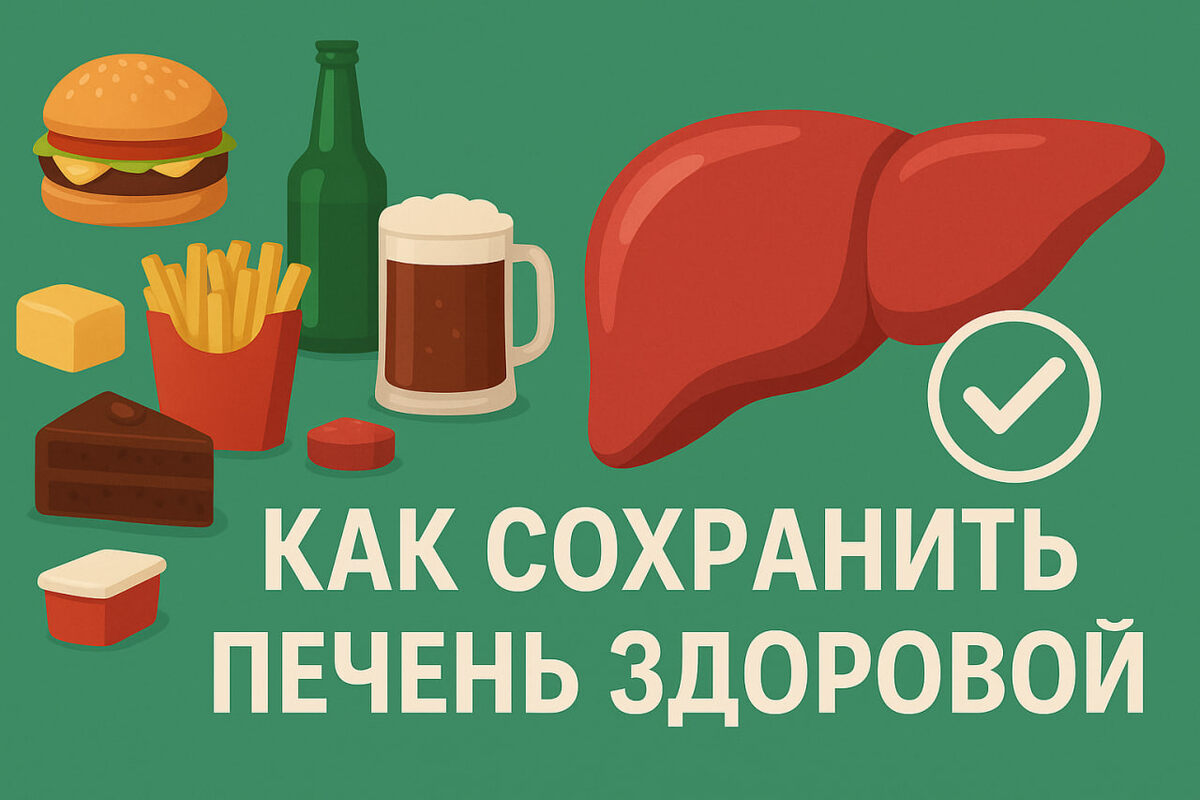 Продукты, которых стоит избегать для здоровья печени