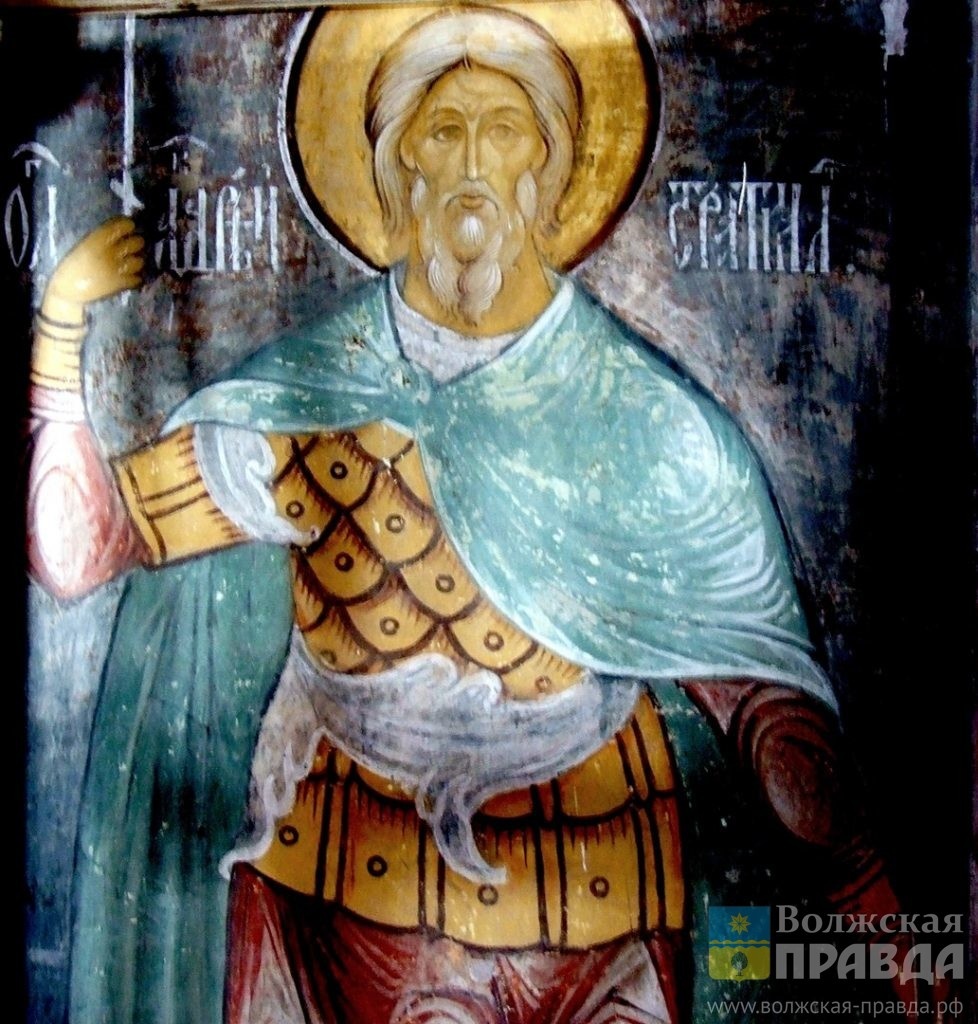 Образ святого мученика Андрея Стратилата. Источник: khvalynsk.blagochin.ru📷    Что запрещено делать на Фёклу Свекольницу: традиции 1 сентября
