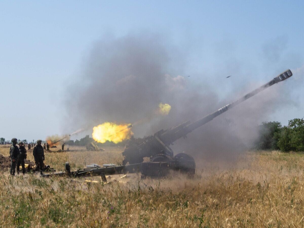    Боевая работа артиллерийских расчетов в ходе специальной военной операции© РИА Новости / Иван Родионов
