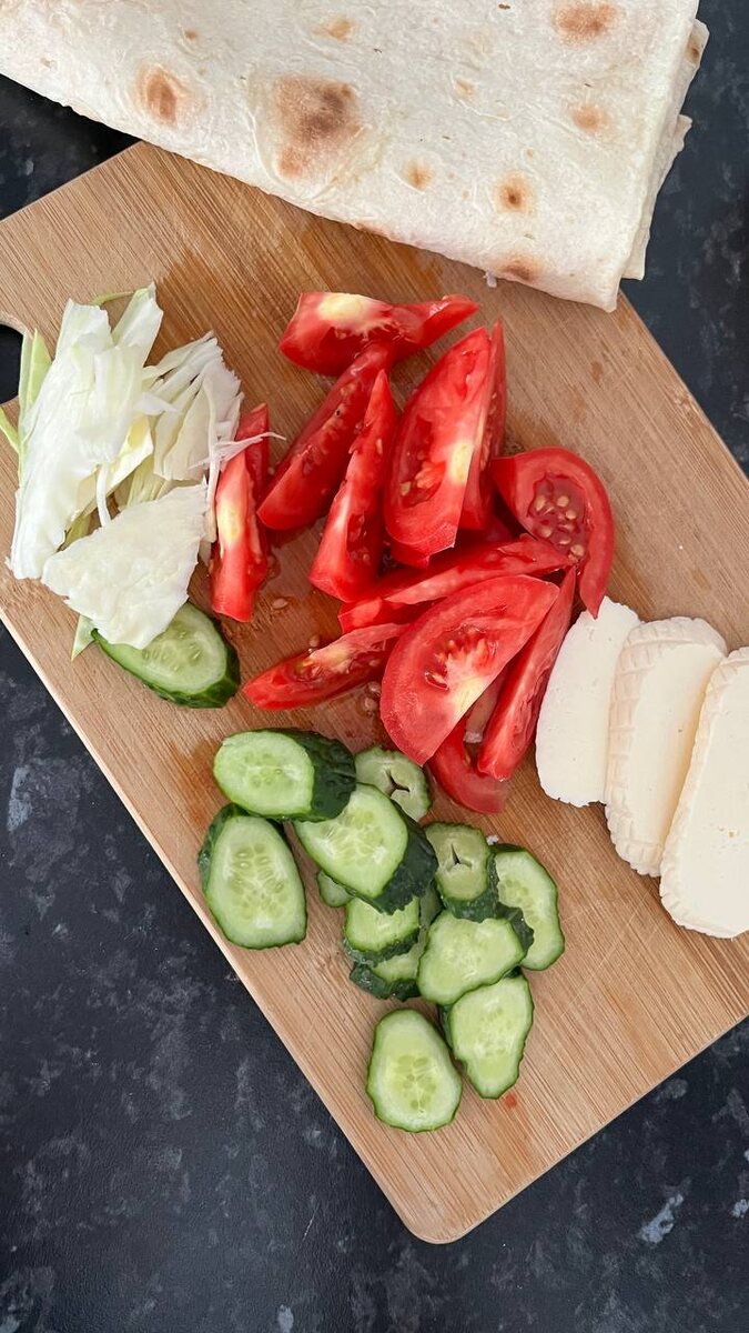 Овощи и сыр