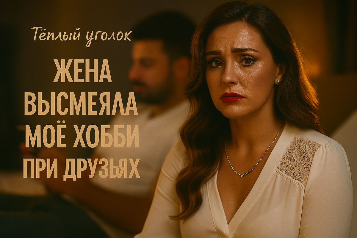 Жена высмеяла моё хобби при друзьях. Мой ответ заставил её замолчать НАВСЕГДА 