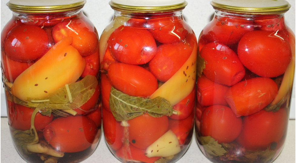 Маринованные помидоры на зиму 2 рецепта.