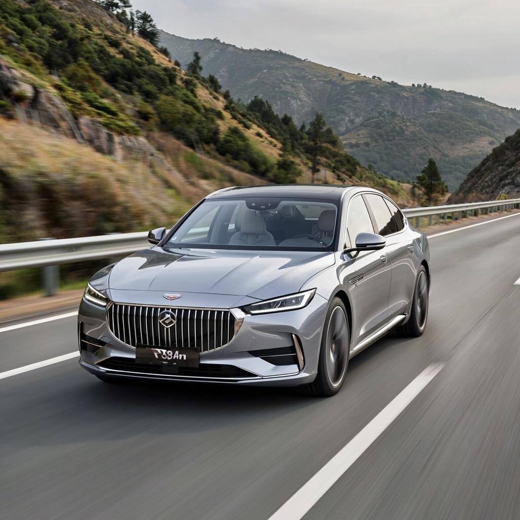 Brilliance V9: флагманский электрический седан