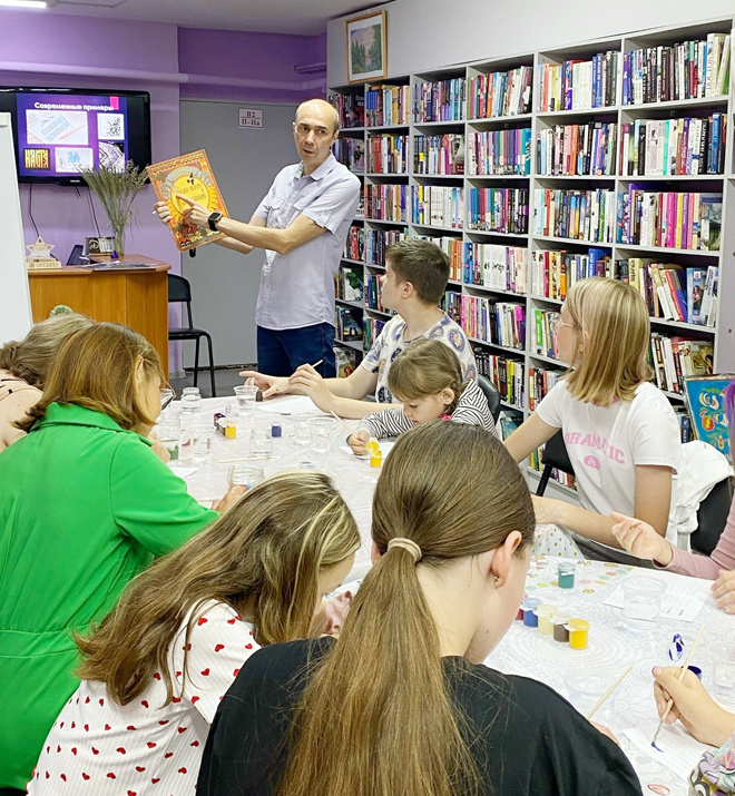 
С ребятами провели четыре занятия по письменности