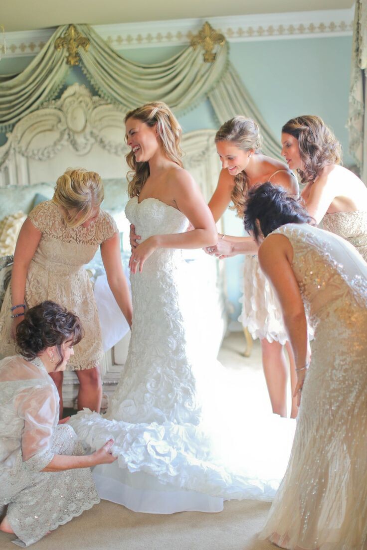 Подготовка невесты.