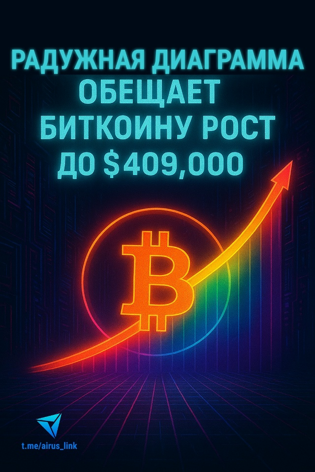 🌈 Радужная диаграмма обещает биткоину рост до $409,000