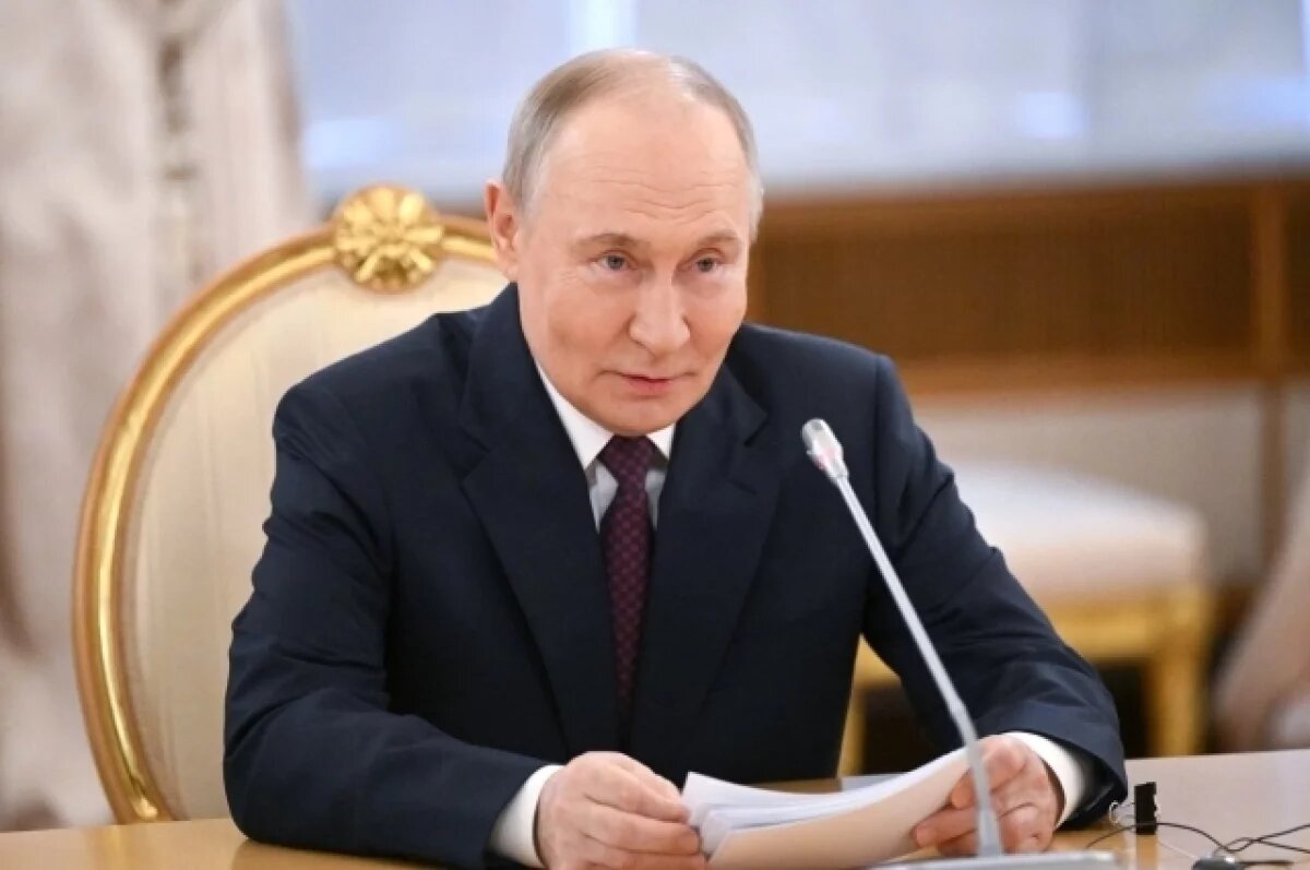    Путин поздравил Мирзиёева с Днём независимости Узбекистана