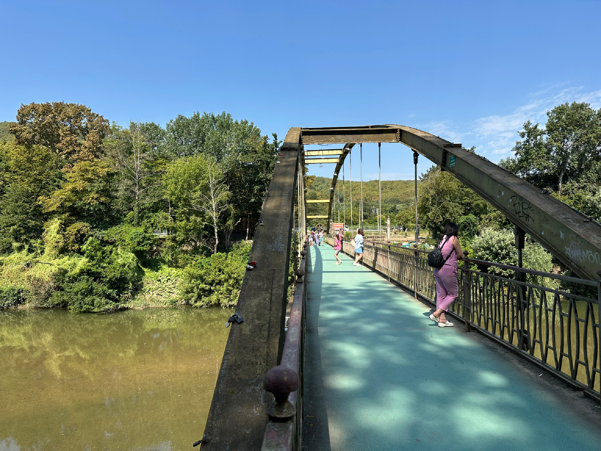 Мост через реку Псекупс в Горячем Ключе.