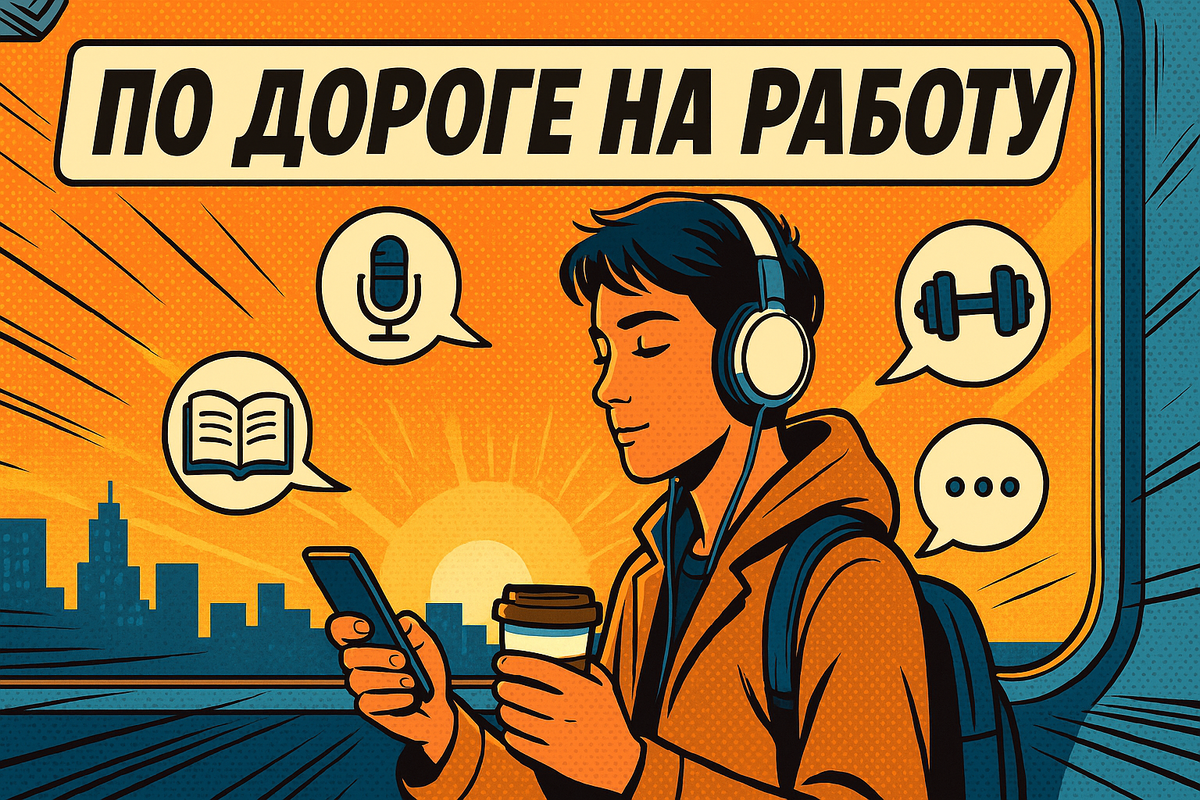 каждый день мы теряем часы в дороге. Есть отличный шанс превратить путь в прокачку навыков, имиджа и энергии — без стресса и перегруза.