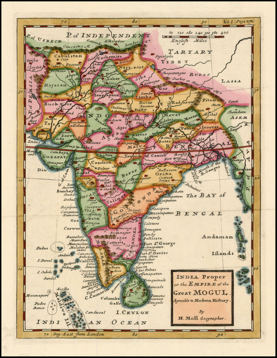 Индия Великих Моголов, 18 век