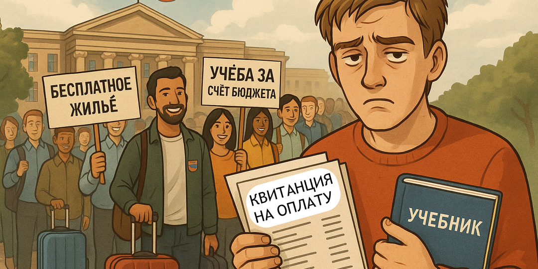 Плати, Ваня, плати! 80 тысяч иностранных студентов будут бесплатно не только учиться в России, но и проживать, плюс стипендии