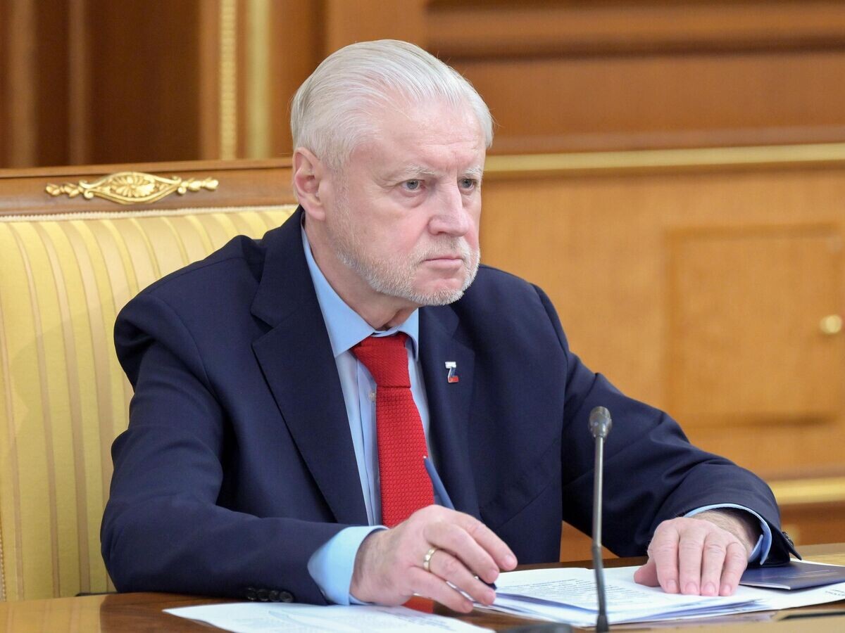    Руководитель фракции "Справедливая Россия - За правду" Сергей Миронов© РИА Новости / Александр Астафьев