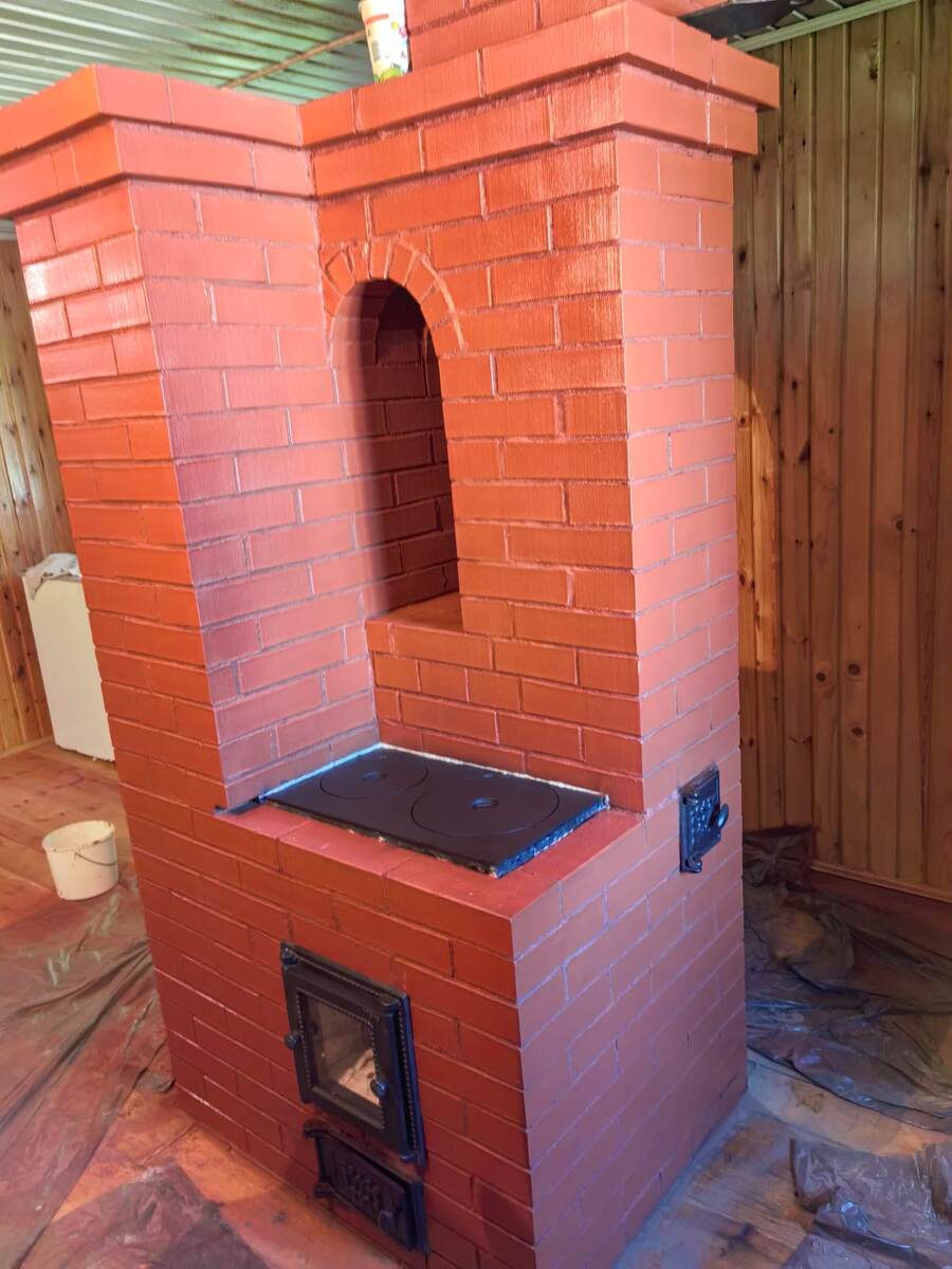 Механическая прочистка дымохода печи 